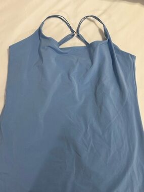 Abercrombie & Fitch Light Blue Strappy Mini Dress